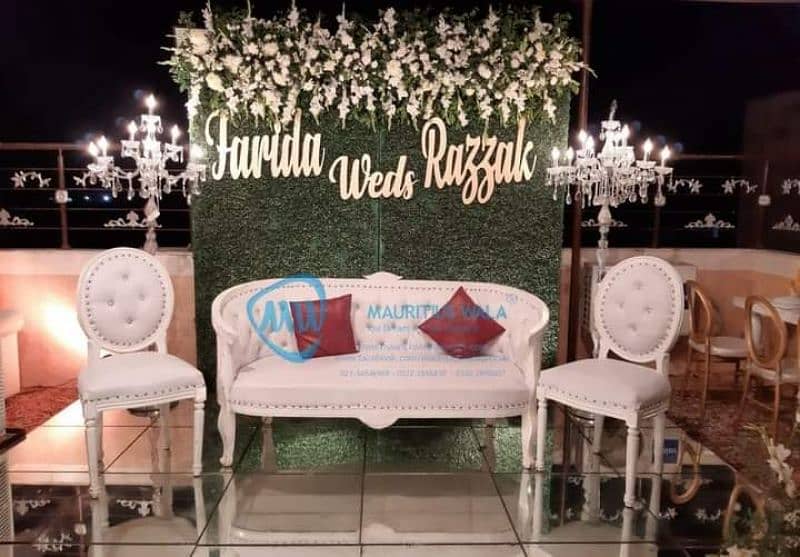 Fresh and artificial flowers Specialist stage decor 15