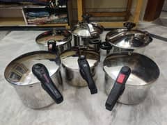 PRESSURE COOKER STAINLESS STEEL 10 LTR IMPORTED