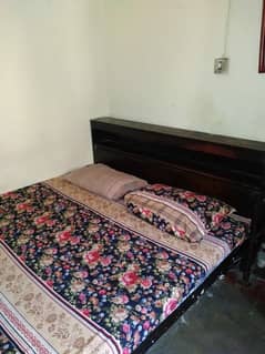 double bed in good condition and cupboard also available