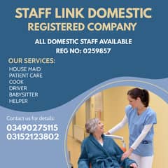 professional nanny , Nurses available, Patient care all domestic staff