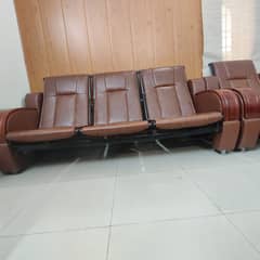 Sofa set of 3, One is 3 seater and the other two are 1 seater.