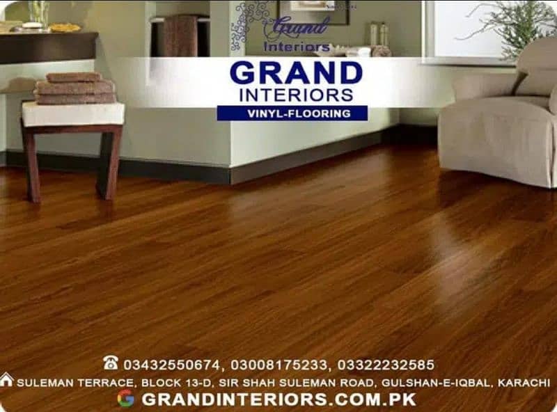 Vinyl flooring wooden flooring laminated pvc spc wood floors Grand int 0