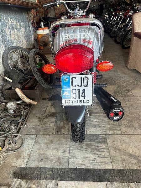 Honda 125 Model 2022 Islamabad number 7