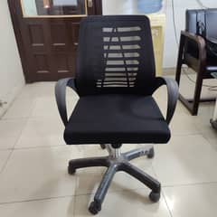 3x Office recliner chair table, Manager workstation revoling rolling