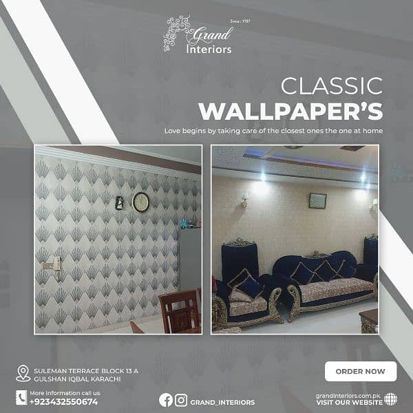 Wallpapers wall morals wall panels wpvc panels by Grand interiors 1