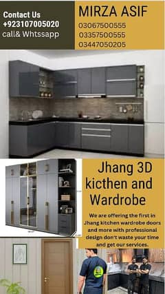 Jhang 3D kicthen cabinet and wardrobe