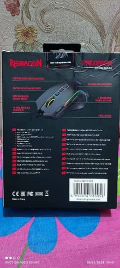 Redragon M612 PREDATOR Gaming Mouse RGB 8000 DPI Wired