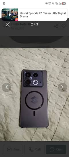Infinix note 40 with wireless charger