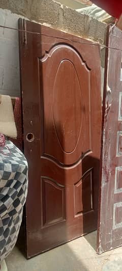 Wooden Doors, divider and 3door almari