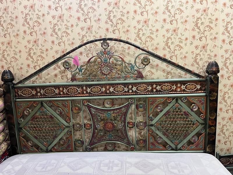 Iron Bed without mattress 0