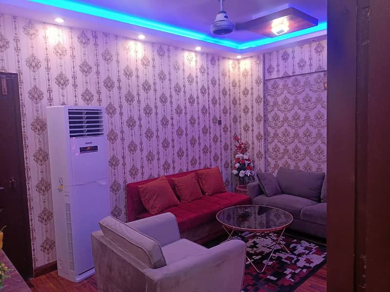 Furnished 3 Bedroom Attached Bathroom Apartment 1st Floor In Small Bukhari 14