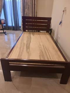 Brand new solid wooden single bed