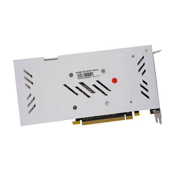 AMD Radeon RX 580 8GB GDDR5 256-Bit Gaming Graphics Card White RGB GPU 3