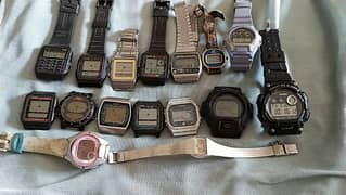vintage watches Seiko citizen Casio calculator since 1980s