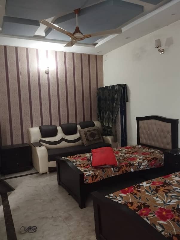 Full furnished Brand new bedroom ideal for bachelor in new super town for rent 5
