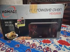 Homage microwave oven grill HDG282b.