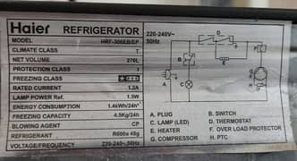 Refrigerator haier HRF-306EB/EP
