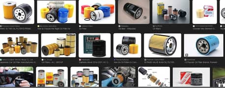 ALL TYPE OF OIL FILTER