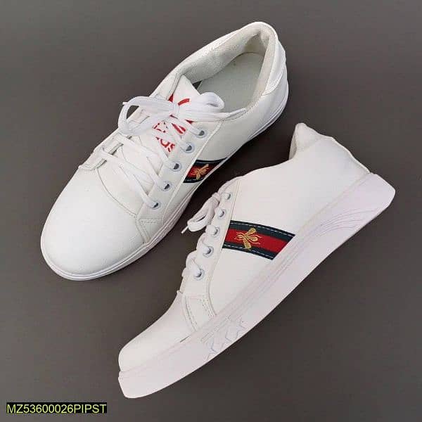 Mens sport shoes white 1