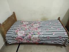 Single Original Wood Bed without Mattress