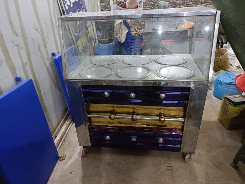 commercial cooking stove (chola) and food counter (Salan counter ) 3