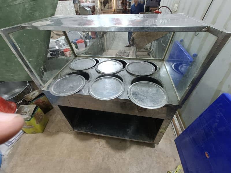 commercial cooking stove (chola) and food counter (Salan counter ) 4