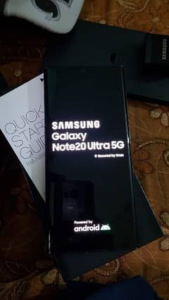 Samsung Note 20 Ultra 5g pack device mint condition