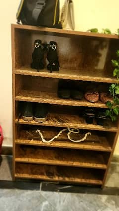6 section shoe rack