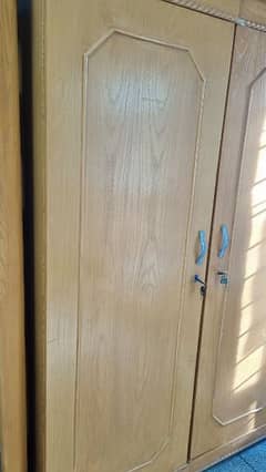 Ply Wood Cupboard Light Brown - used for 1 year