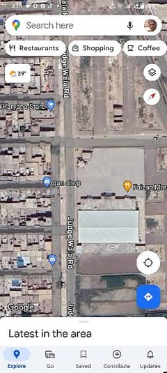 10.5 Marla corner plot front of Faizan marquee muhalla Arshad town st4