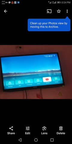 Samsung HD android led 32" 03091167094 whatsap