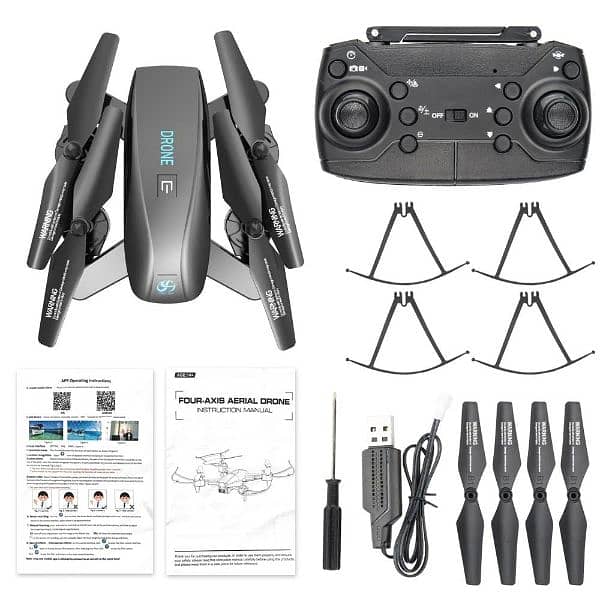 Dual Camera HD Folding Drone Aircraft S173wf 2.4G Wifi and All Sensors 3