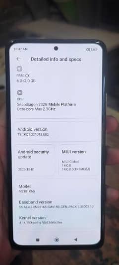 redmi Note 10 Pro 6  128 gp full box exchange possible Android