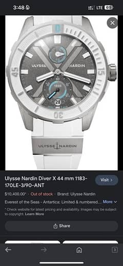 ULYSSE NARDIN watch limited addition