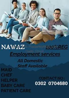 DOMESTIC STAFF/SERVICES/MAIDS/AVAILABLE/STAFF AGENCY/MAID/CHINESE/COOK 0