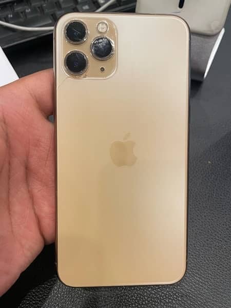 iPhone 11 pro dual physical pta approved back crack 3