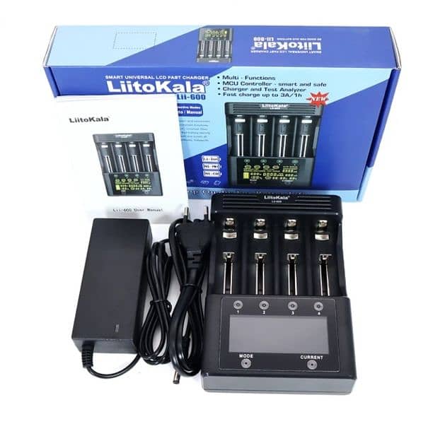 liitokala lii -600Lithium cell charger and tester 03029547345 0