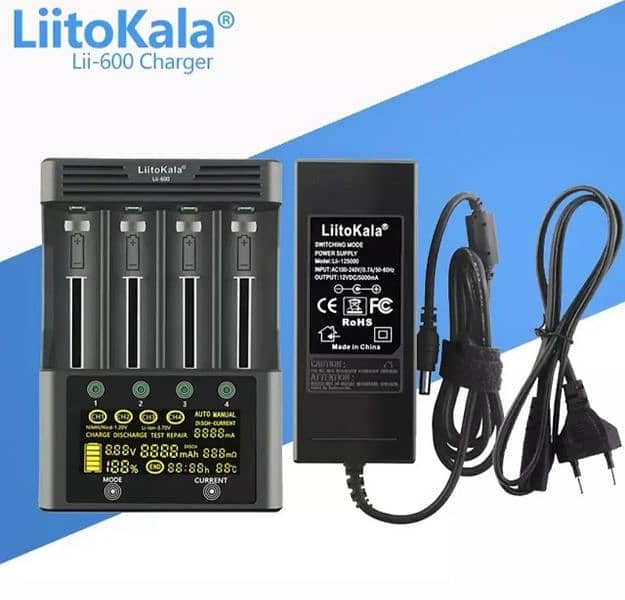 liitokala lii -600Lithium cell charger and tester 03029547345 1