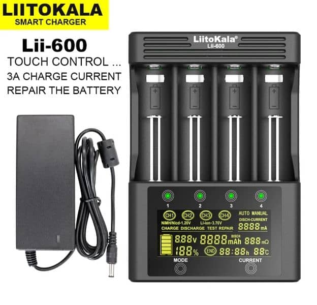 liitokala lii -600Lithium cell charger and tester 03029547345 3