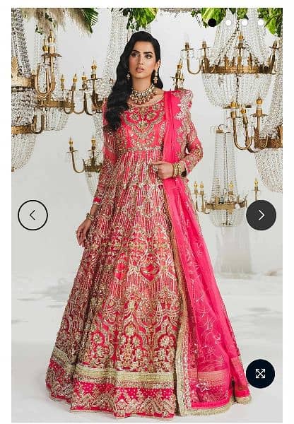 Bridal dress/wedding dress/wedding lehnga/walima dress/mehndi 5