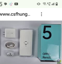 original charger and box of Oppo Reno 5 0