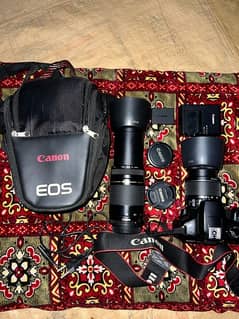 canon d1300 camera with two landed
