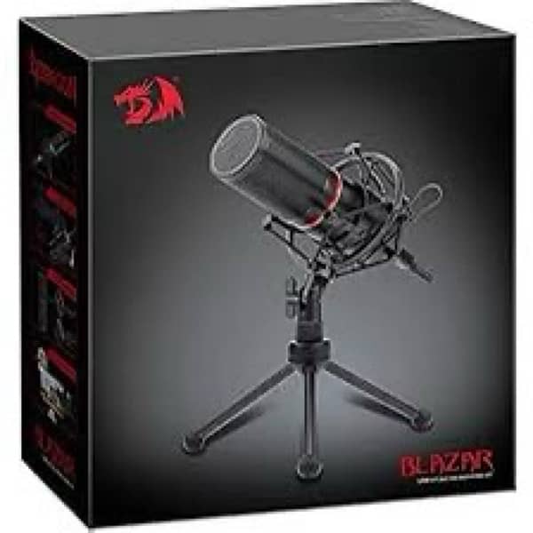 Redragon USB Gaming Stream Microphone Blazar (GM300) 0