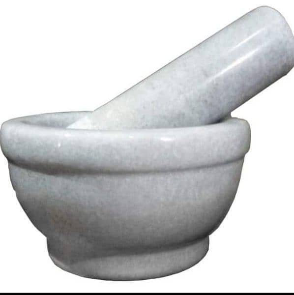 Marble Mortar and pestle 1