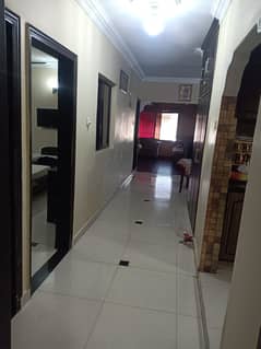 Flat available for rent in Akbar Residency Apartment 3 Bedroom 24/7 Lift and Light and Water key Available 0