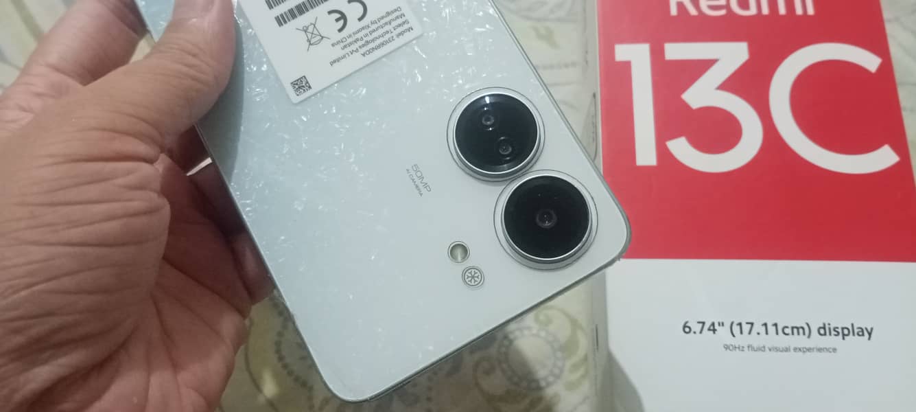 Redmi 13c 128/6 available for sale 4