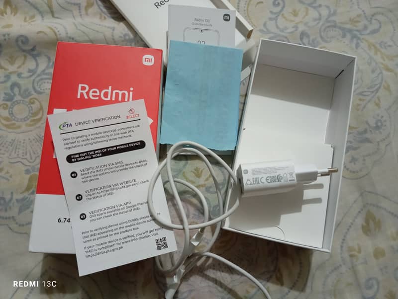 Redmi 13c 128/6 available for sale 9