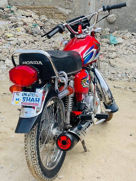 HONDA CG125 KARACHI NUMBER 5