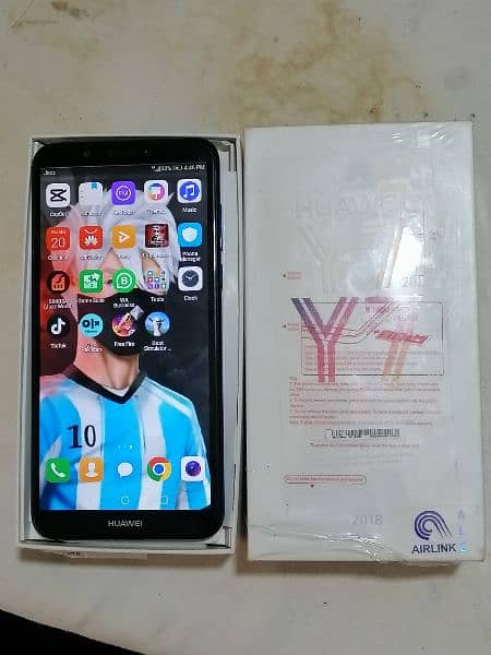Huawei y7 prime 2018 with box03010118477 2