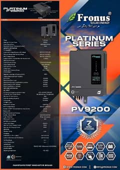 Fronus Platinum Series PV9200 8KW Solar Hybrid Inverter